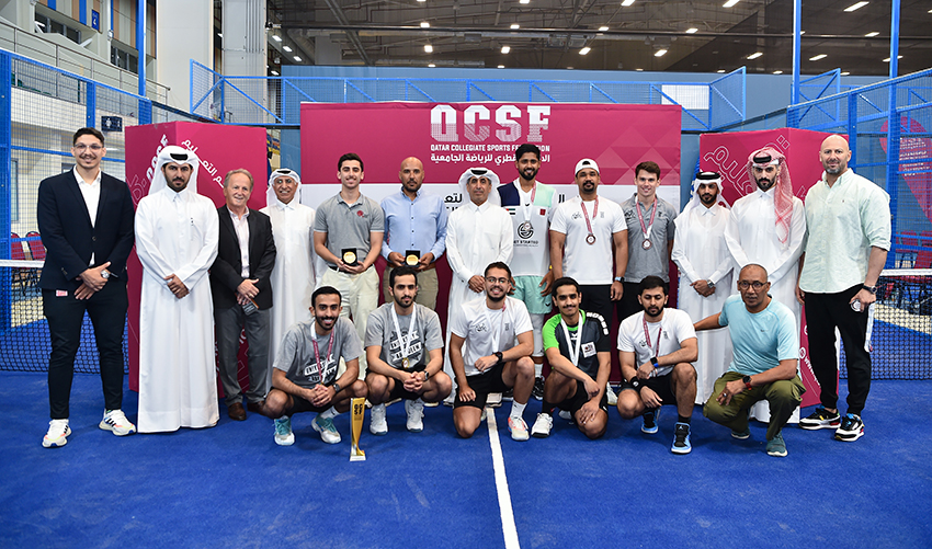 <strong>إسدال الستار على النسخة الأولى لبطولة الجامعات للبادل 2023</strong>