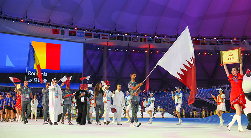 <strong>منتخب قطر يختتم مشاركة مميزة في دورة الألعاب الجامعية – تشنغدو 2021</strong>