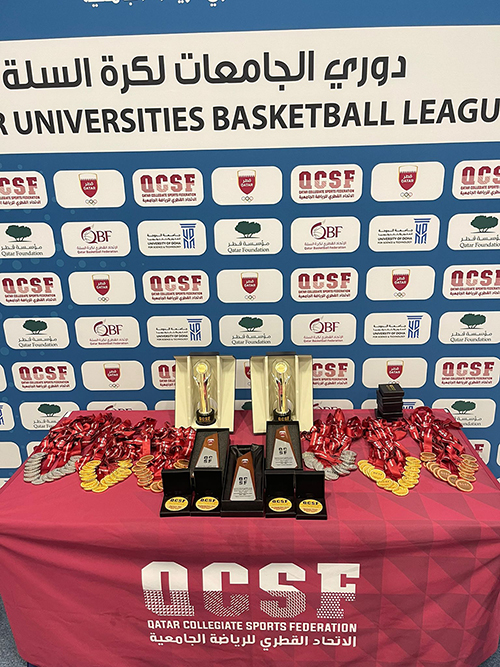 <strong>تتويج فريق طلاب جامعة الدوحة بلقب بطولة الجامعات لكرة السلة  للموسم 2023 – 2024</strong>