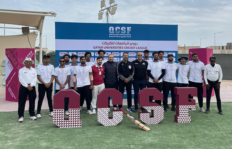 فريق جامعة قطر يفوز بلقب بطولة الجامعات للكريكت للموسم 2023 – 2024