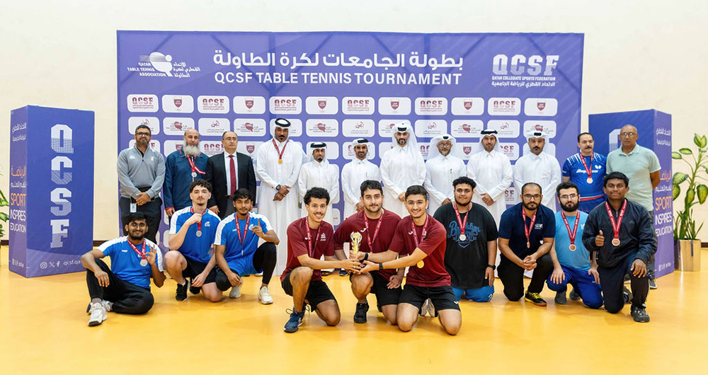 <strong>Qatar University dominates QCSF University Table Tennis Tournament for 2024-2025 Season</strong>